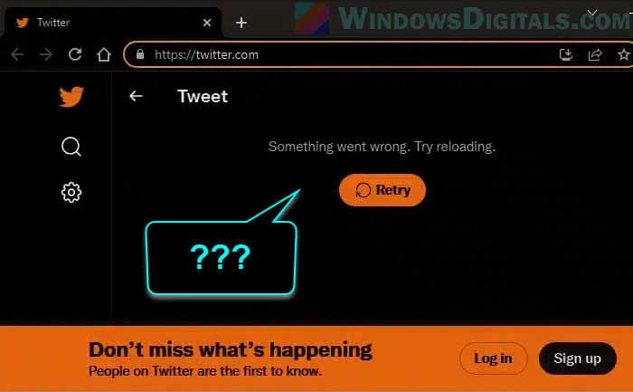 Twitter: Something Went Wrong, Try Reloading. Troubleshooting The Error